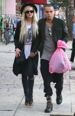 ASHLEE SIMPSON and Evan Ross Out and About in Sherman Oaks