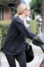 ASHLEE SIMPSON in Leggings Out and About in Los Angeles