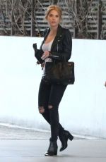 ASHLEY BENSON Leaves a Skin Care Center in West Hollywood