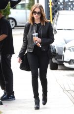 ASHLEY BENSON Leaves La Conversacion in West Hollywood