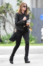 ASHLEY BENSON Leaves La Conversacion in West Hollywood
