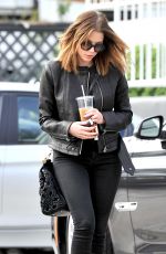 ASHLEY BENSON Leaves La Conversacion in West Hollywood