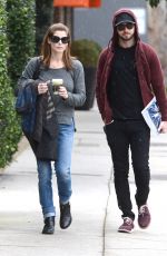 ASHLEY GREENE and Paul Khoury Leaves Urth Caffe in Los Angeles