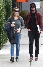 ASHLEY GREENE and Paul Khoury Leaves Urth Caffe in Los Angeles