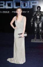 ASHLEY JAMES at Robocop Premiere in London