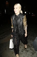 ASHLEY ROBERTS Arrives at London Fashion Week at Somerset House