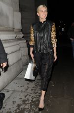ASHLEY ROBERTS Arrives at London Fashion Week at Somerset House