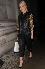ASHLEY ROBERTS Arrives at London Fashion Week at Somerset House