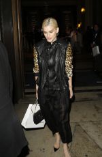 ASHLEY ROBERTS Arrives at London Fashion Week at Somerset House