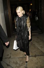 ASHLEY ROBERTS Arrives at London Fashion Week at Somerset House