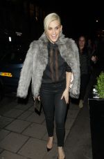 ASHLEY ROBERTS at Arrives Mayfair Hotel in London