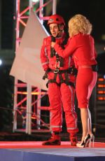 ASHLEY ROBERTS on the Set of Saturday Night Takeaway in London