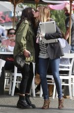 ASHLEY TISALE and SHENAE GRIMES Out for Lunch in Los Angeles