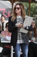 ASHLEY TISALE and SHENAE GRIMES Out for Lunch in Los Angeles
