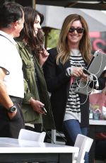 ASHLEY TISALE and SHENAE GRIMES Out for Lunch in Los Angeles