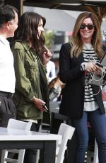 ASHLEY TISALE and SHENAE GRIMES Out for Lunch in Los Angeles
