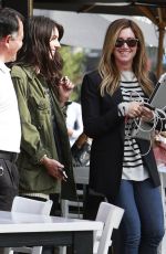 ASHLEY TISALE and SHENAE GRIMES Out for Lunch in Los Angeles