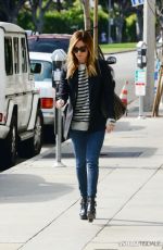 ASHLEY TISDALE Arrives at a Medical Building in Beverly Hills