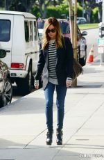 ASHLEY TISDALE Arrives at a Medical Building in Beverly Hills
