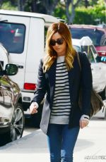 ASHLEY TISDALE Arrives at a Medical Building in Beverly Hills