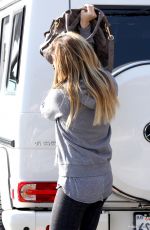 ASHLEY TISDALE Arrives at Toast Bakery Cafe in West Hollywood