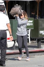 ASHLEY TISDALE Arrives at Toast Bakery Cafe in West Hollywood