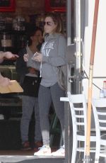 ASHLEY TISDALE Arrives at Toast Bakery Cafe in West Hollywood