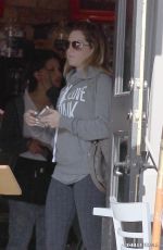 ASHLEY TISDALE Arrives at Toast Bakery Cafe in West Hollywood