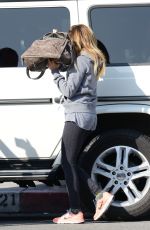 ASHLEY TISDALE Arrives at Toast Bakery Cafe in West Hollywood