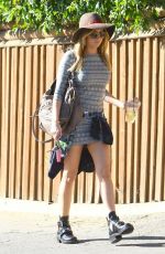 ASHLEY TISDALE in Shorts Out in Studio City