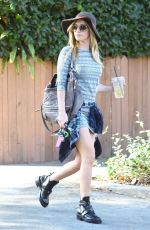 ASHLEY TISDALE in Shorts Out in Studio City