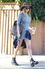 ASHLEY TISDALE in Shorts Out in Studio City