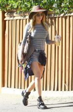 ASHLEY TISDALE in Shorts Out in Studio City