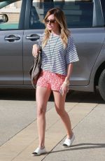 ASHLEY TISDALE in Shorts Out Shopping in Beverly Hills