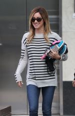 ASHLEY TISDALE Leaves a Gym in West Hollywood