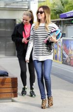 ASHLEY TISDALE Leaves a Gym in West Hollywood