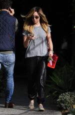 ASHLEY TISDALE Leaves Andy Lecompte Salon in Los Angeles