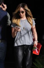 ASHLEY TISDALE Leaves Andy Lecompte Salon in Los Angeles