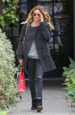 ASHLEY TISDALE Leaves Andy Lecompte Salon in West Hollywood