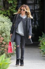 ASHLEY TISDALE Leaves Andy Lecompte Salon in West Hollywood