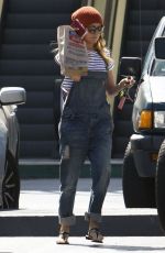 ASHLEY TISDALE Leaves Rite-aid in Studio City