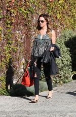 ASHLEY TISDALE Returns to a Parking Ticket in Los Angeles