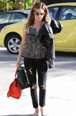 ASHLEY TISDALE Returns to a Parking Ticket in Los Angeles