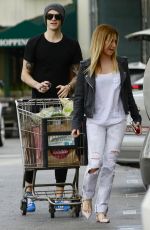 ASHLEY TISDALE Shopping at Whole Foods in Los Angeles