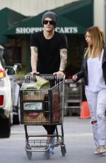 ASHLEY TISDALE Shopping at Whole Foods in Los Angeles