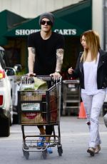 ASHLEY TISDALE Shopping at Whole Foods in Los Angeles