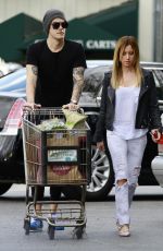 ASHLEY TISDALE Shopping at Whole Foods in Los Angeles