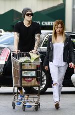 ASHLEY TISDALE Shopping at Whole Foods in Los Angeles