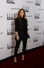 BARBARA ALVIN at 2014 Elle Style Awards in London