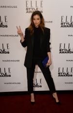 BARBARA ALVIN at 2014 Elle Style Awards in London